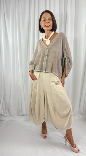 Marlo top in mocha