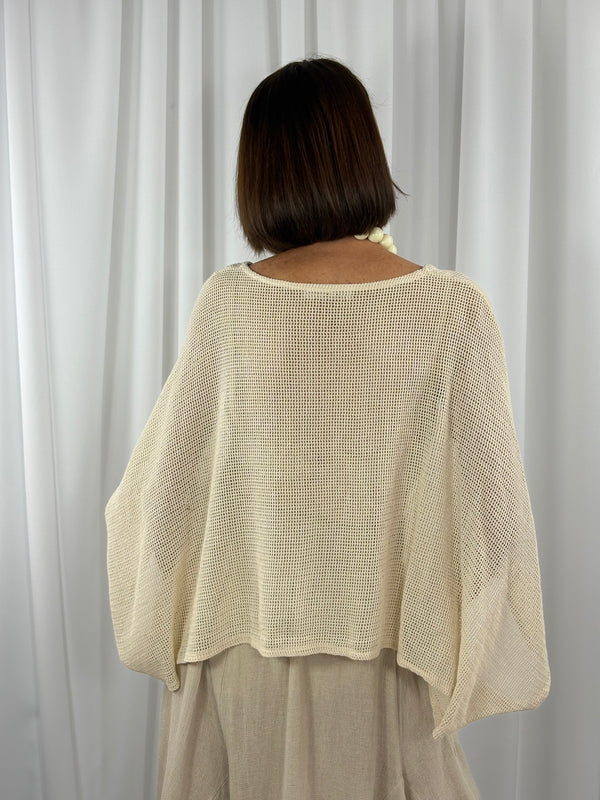 Marlo top in beige