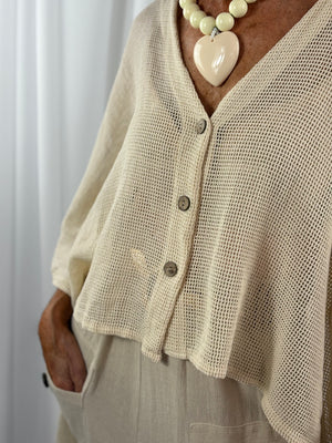 Marlo top in beige