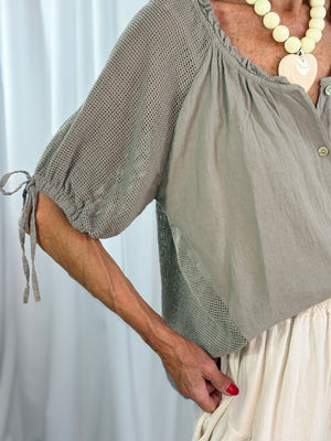 Luciana top in mocha