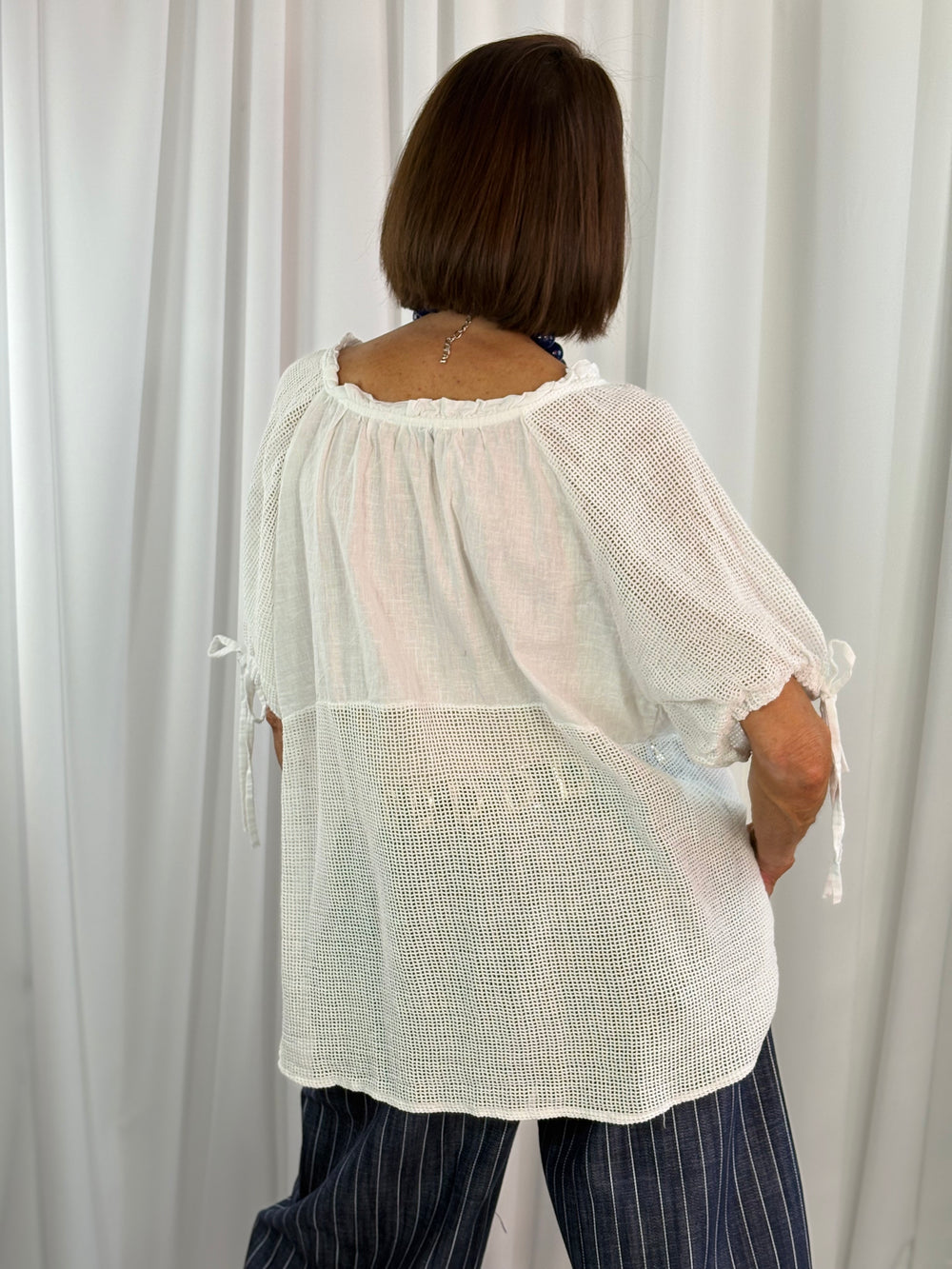 Luciana top in white