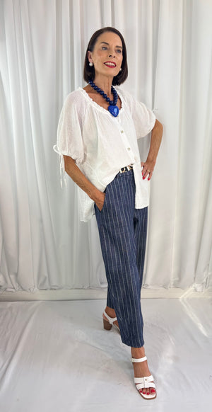Luciana top in white
