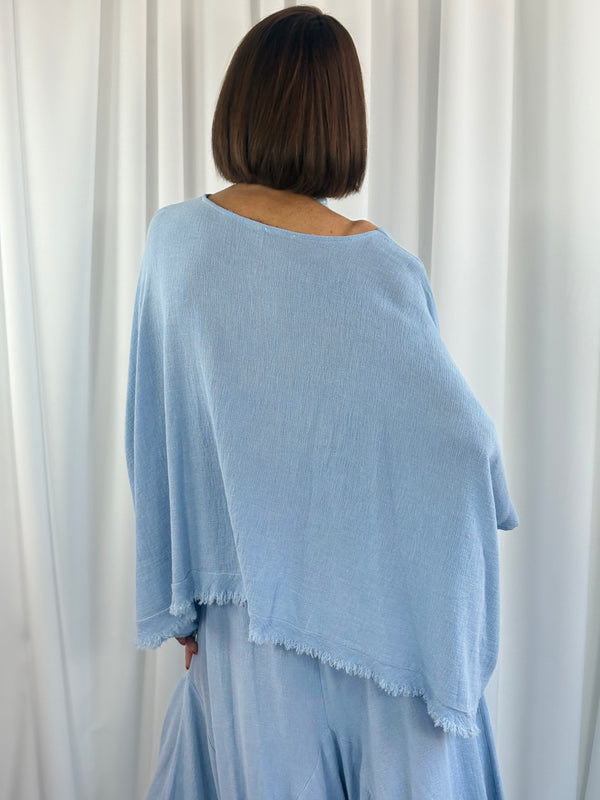 Kennedy top in baby blue