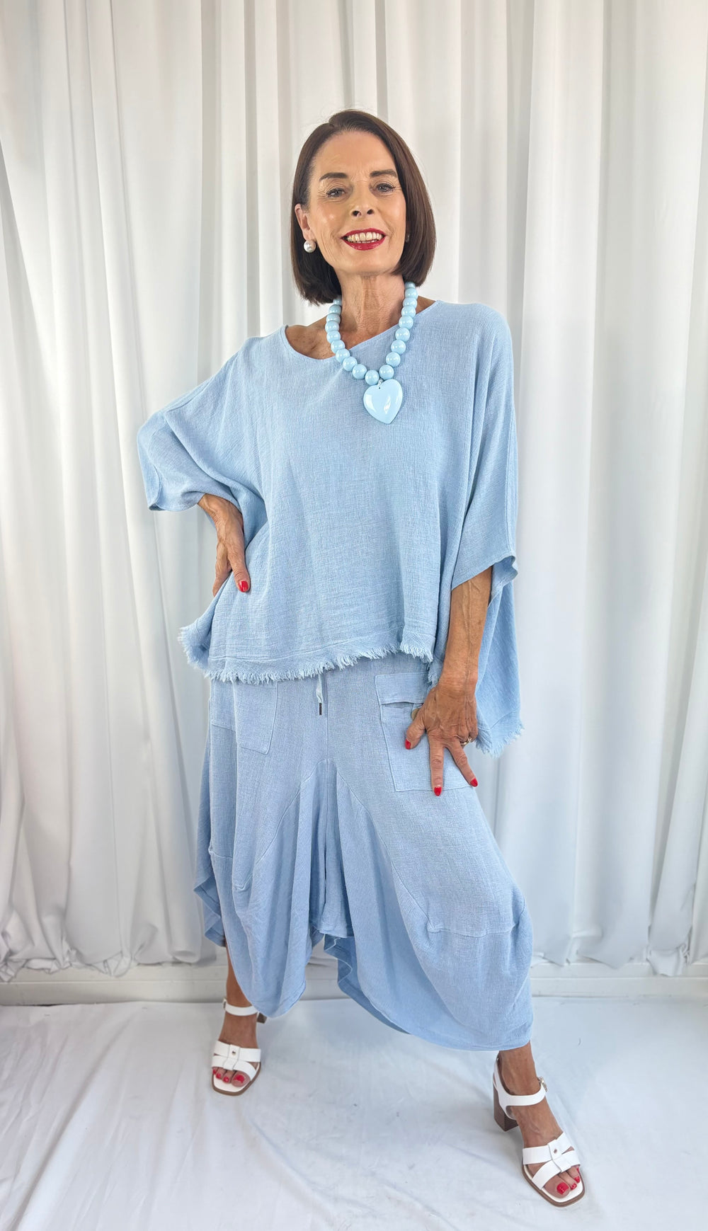 Marlo Trousers in baby blue
