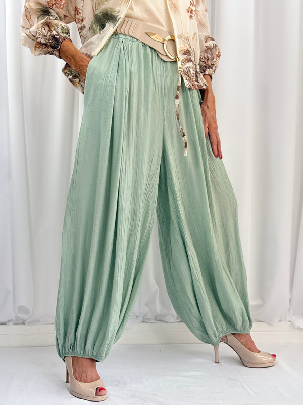 Rhona trousers in light sage