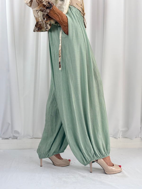 Rhona trousers in light sage