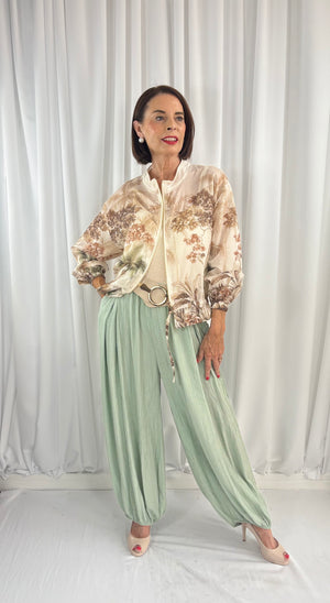 Rhona jacket in tropical print