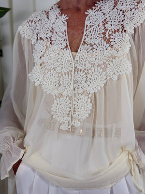 Arleen Top in cream