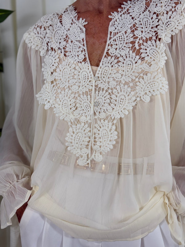 Arleen Top in cream