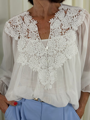 Arleen Top in white