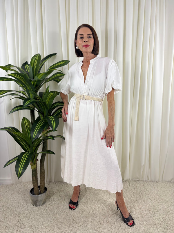 Lauren Dress in white