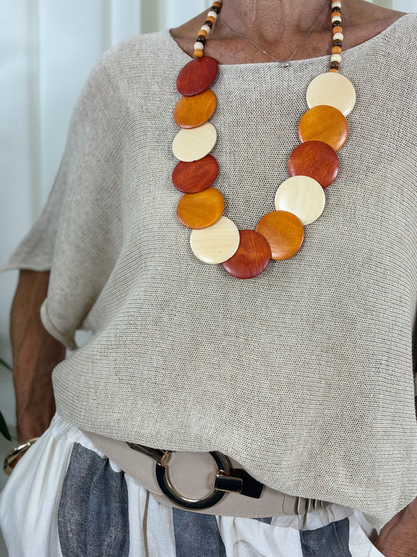 Ruby layer top in biscuit