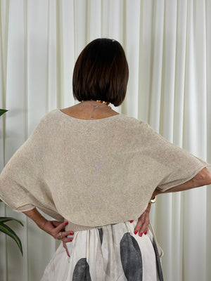 Ruby layer top in biscuit
