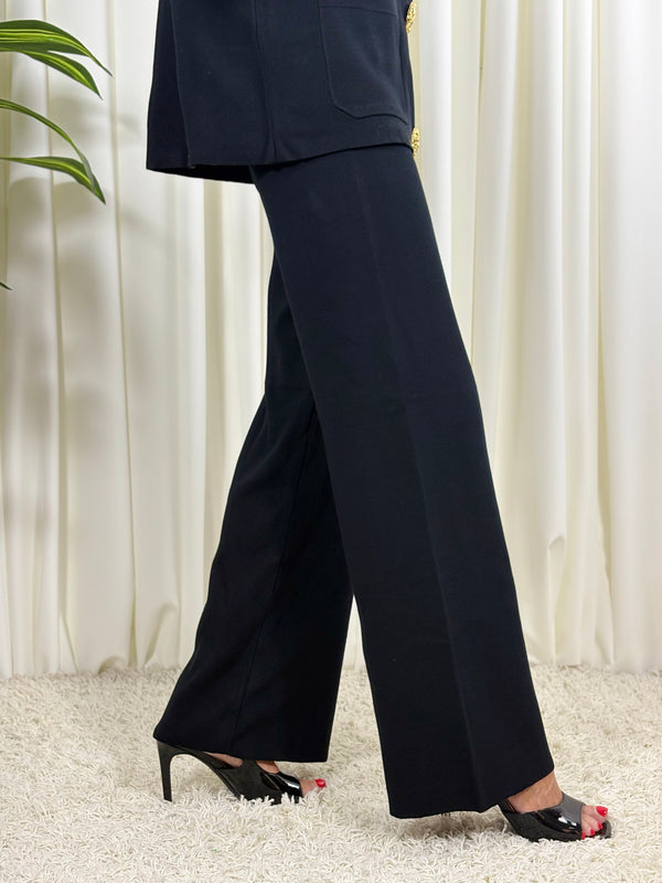 Avril Co-ord suit in black