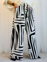Ruby Plazzo Trouser black/cream