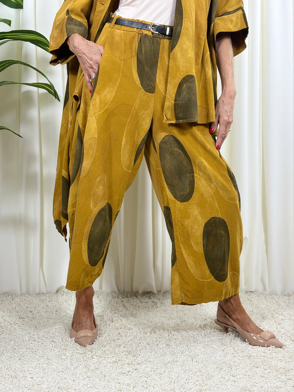 Madrid suit in mustard