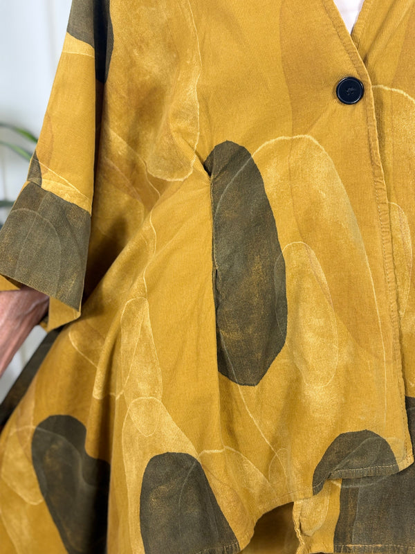 Madrid suit in mustard