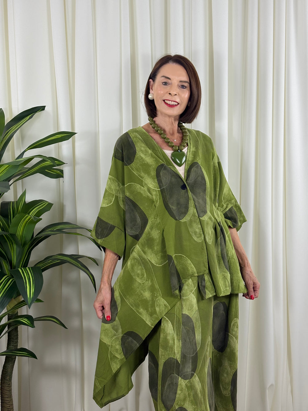 Madrid suit in pistachio