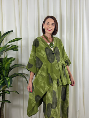 Madrid suit in pistachio