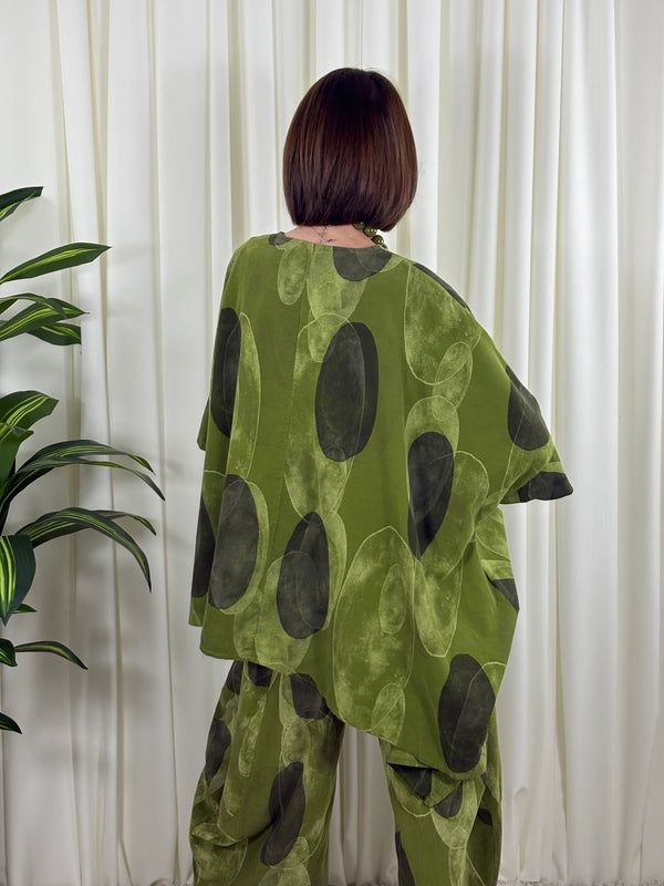 Madrid suit in pistachio