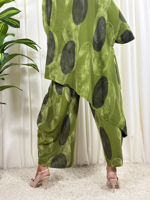 Madrid suit in pistachio
