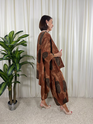Madrid suit in rust