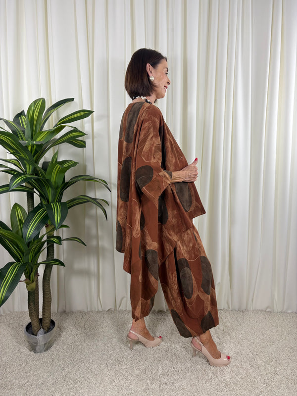 Madrid suit in rust