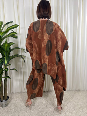 Madrid suit in rust