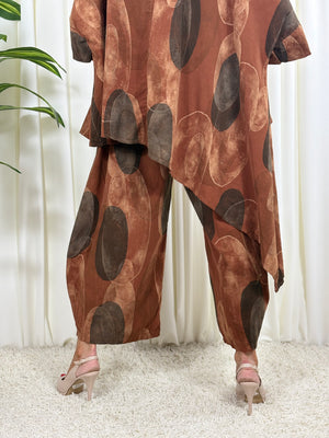 Madrid suit in rust