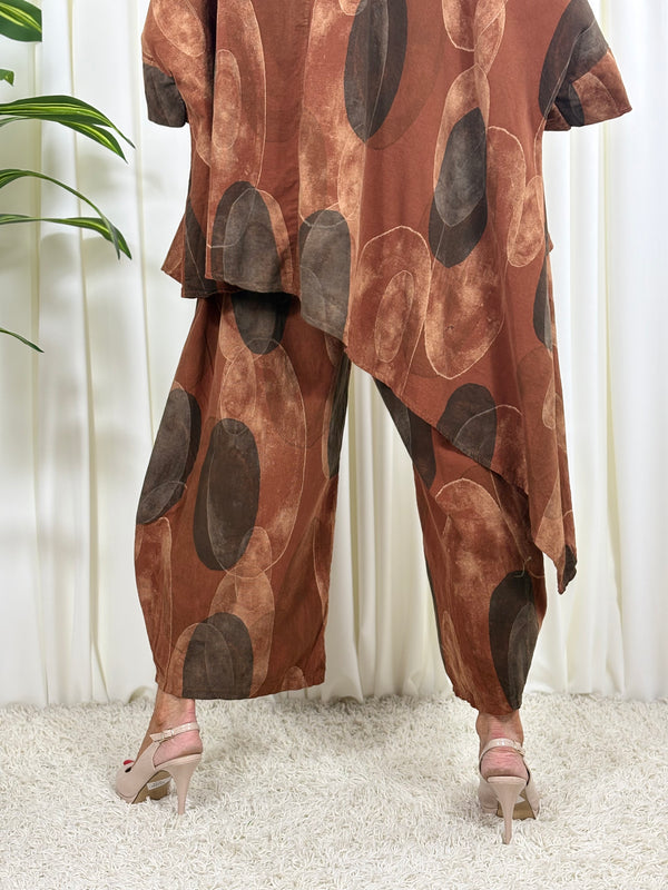 Madrid suit in rust
