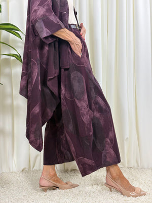 Madrid suit in plum