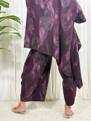 Madrid Trousers in plum