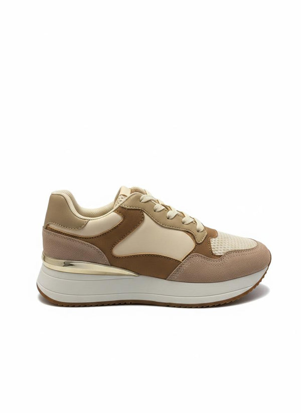 Marlo trainers in mocha and beige - Bond Street Store