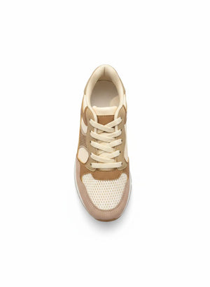 Marlo trainers in mocha and beige - Bond Street Store
