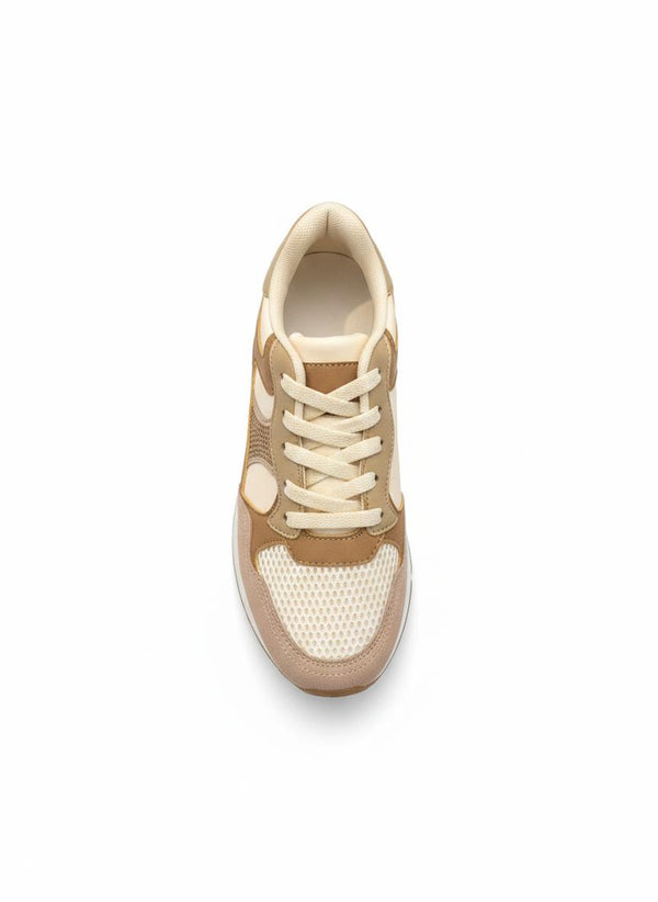 Marlo trainers in mocha and beige - Bond Street Store