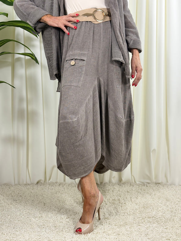Marlo Trousers in dark mocha