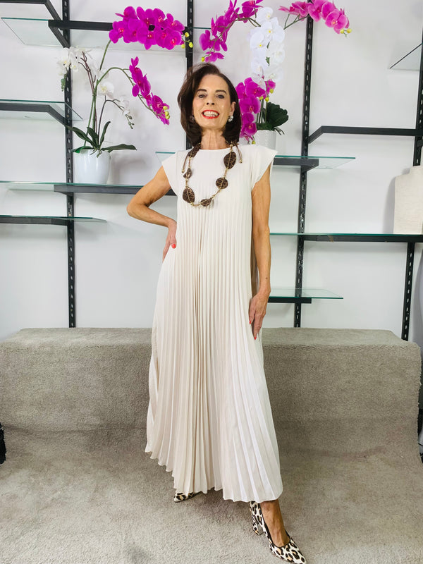 Florenze Dress  in beige