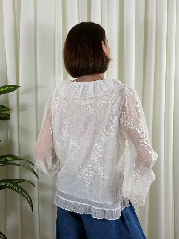 audrey shirt in white