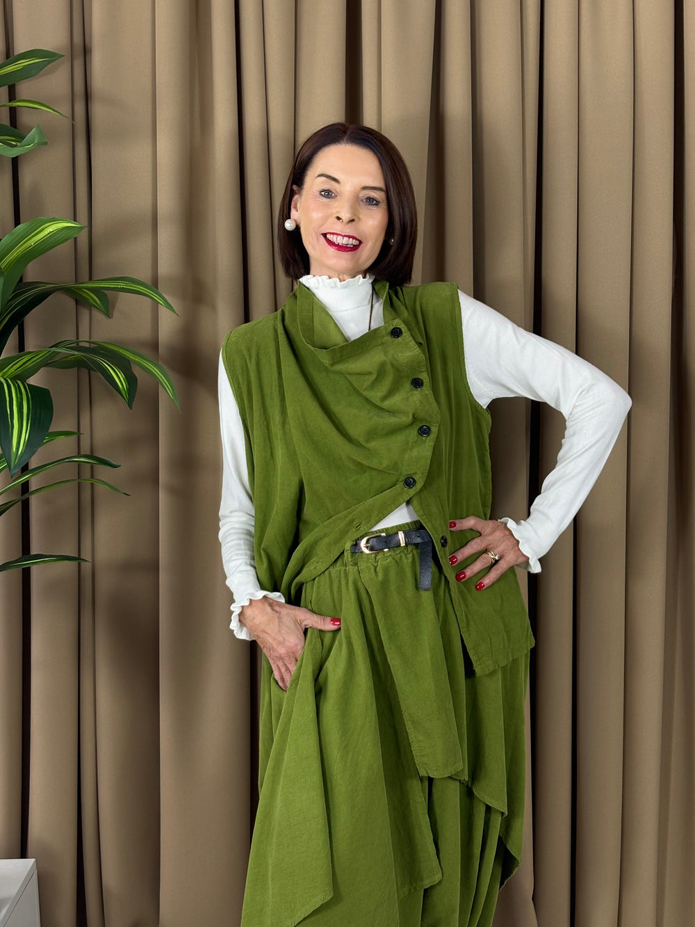 Dion Suit in pistachio