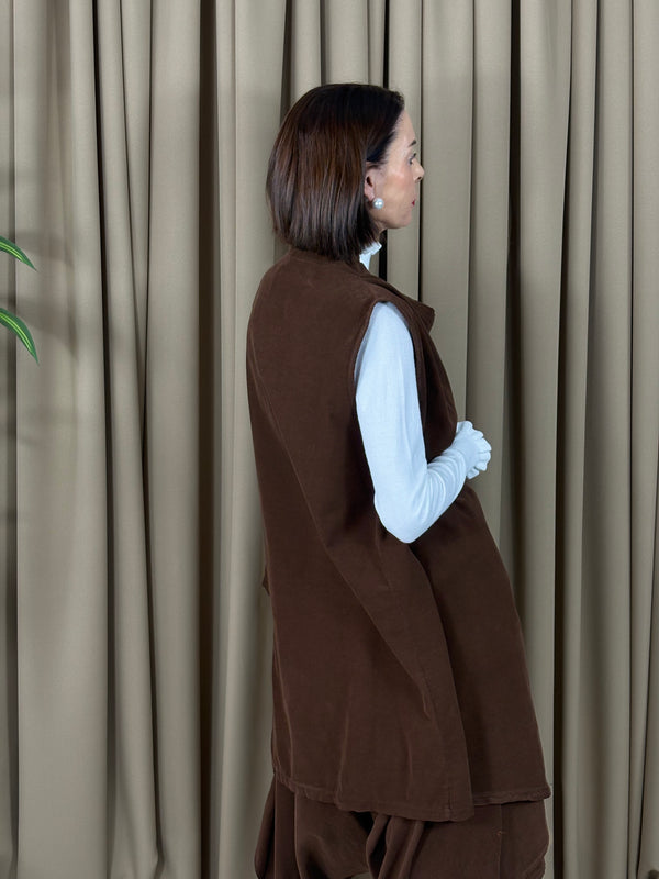 Dion Top in chocolate