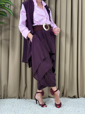 Dion Suit in mulberry