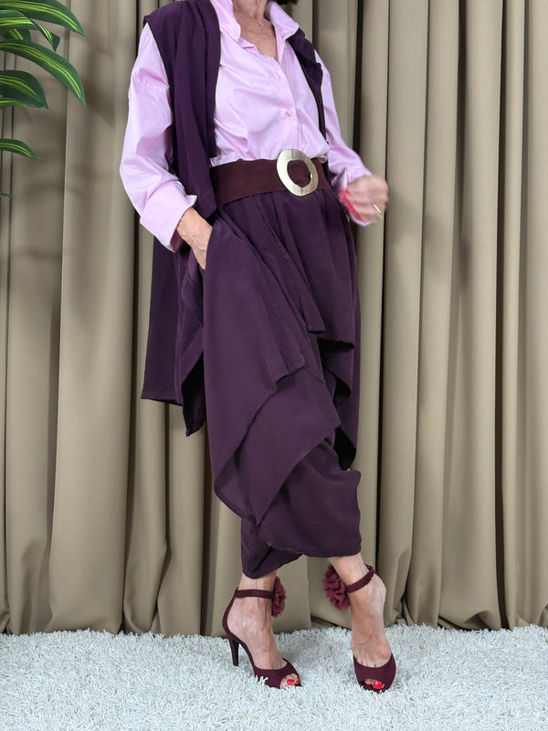 Dion Suit in mulberry