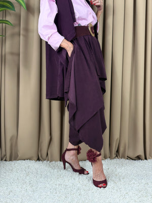 Dion Suit in mulberry