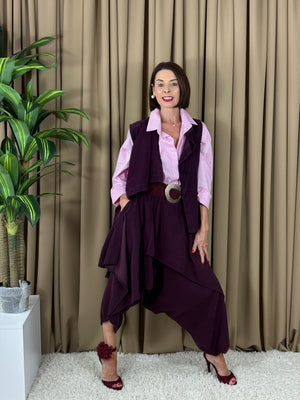 Dion Suit in mulberry