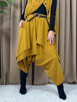 Dion Suit in mustard