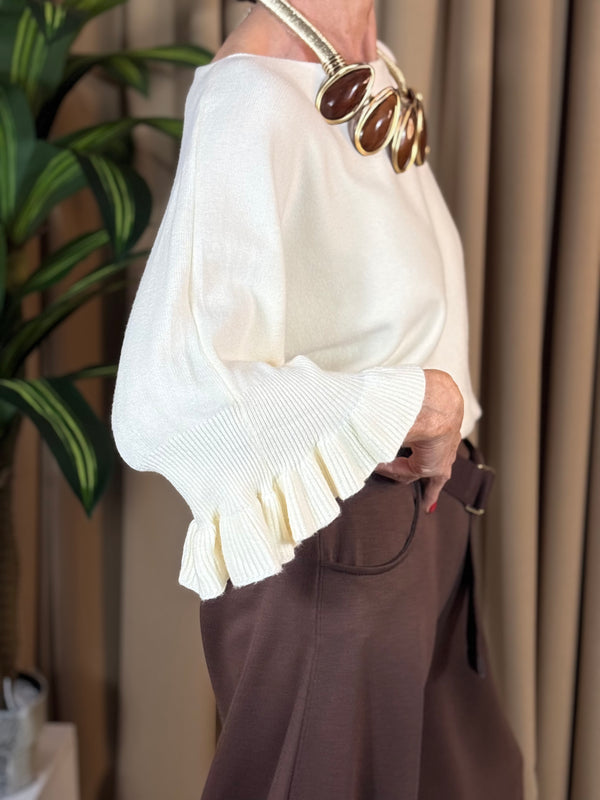 Zodiac knitwear in cream