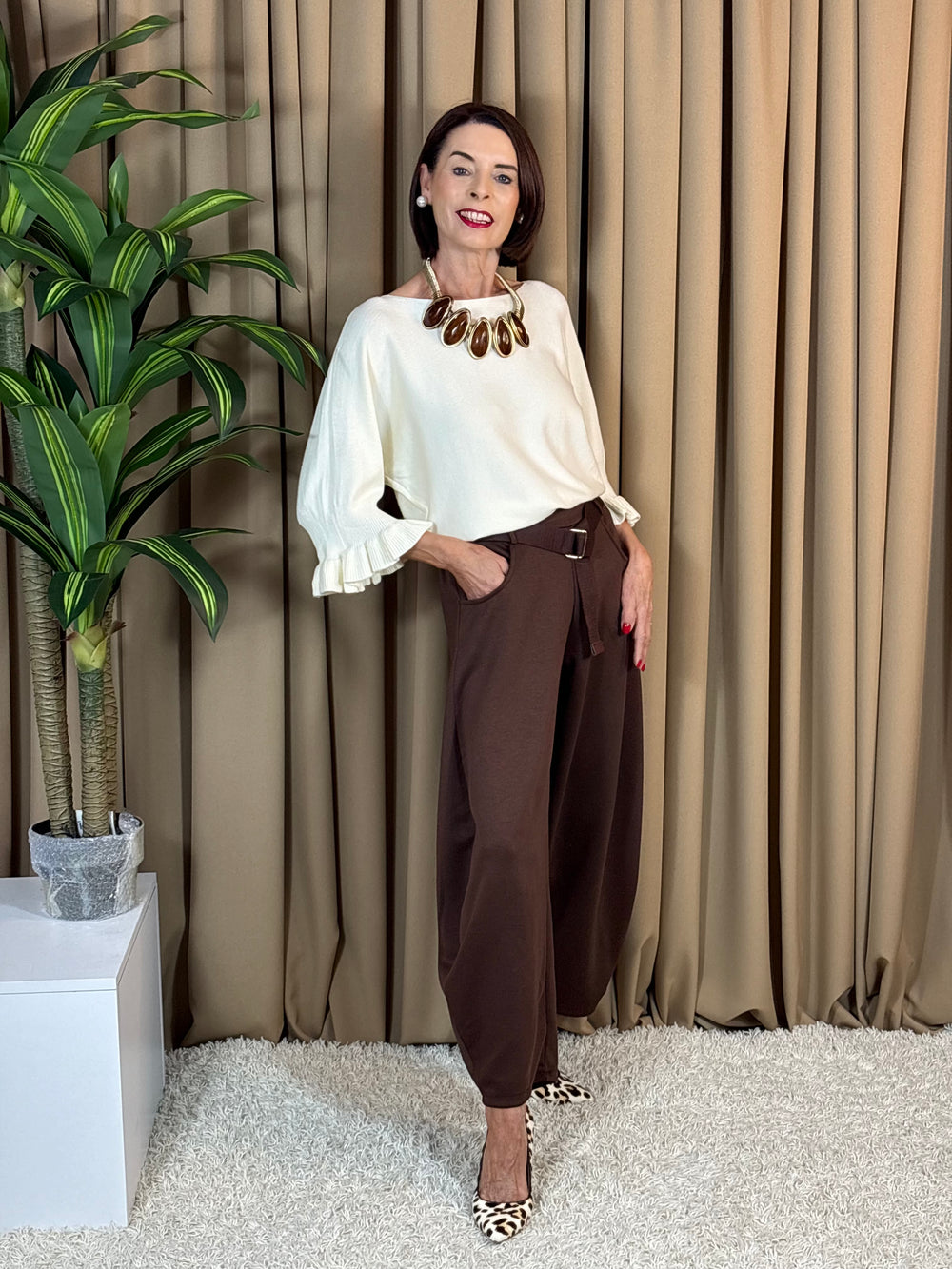 Zodiac knitwear in cream