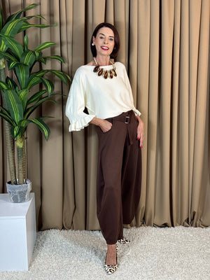Zodiac knitwear in cream
