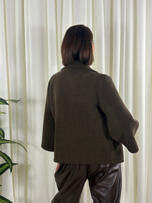 Dolly jacket in chocolate