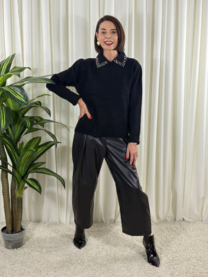 Brooklyn Knitwear in black